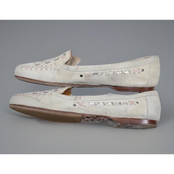 Warren Edwards Women's Suede Leather Size 9 Slip On Shoes Loafers Flat Moccasin - Picture 9 of 11